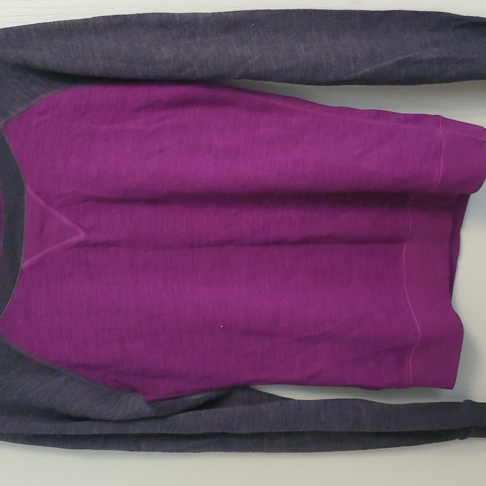 Icebreaker Purple and Gray Women's Top